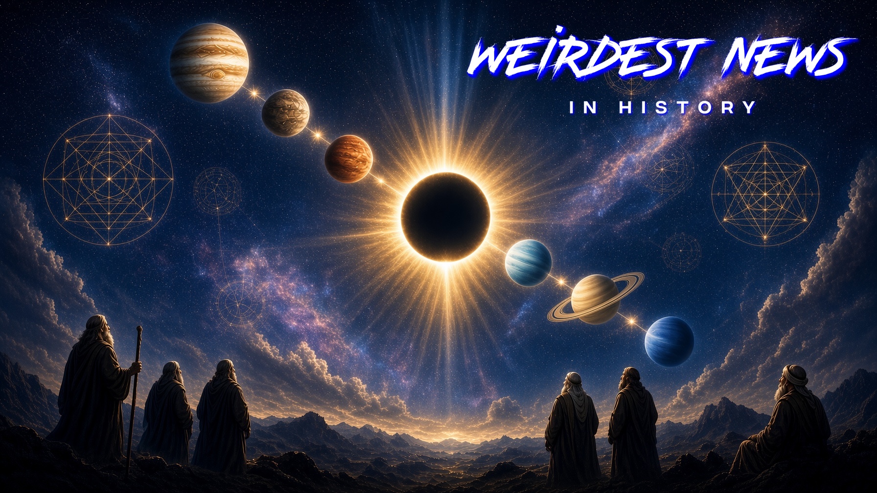 Cosmic Convergence: Solar Eclipse, Rare 6-Planet Alignment & Prophetic Signs